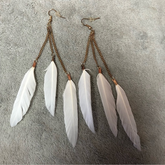 Feather Earrings - Set of 4 pairs - Picture 3 of 9